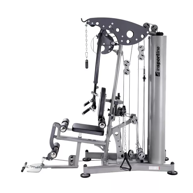 Atlas wielofunkcyjny inSPORTline Profigym C400 ∙ 90-kilogramowy stos ∙ regulowane ramiona