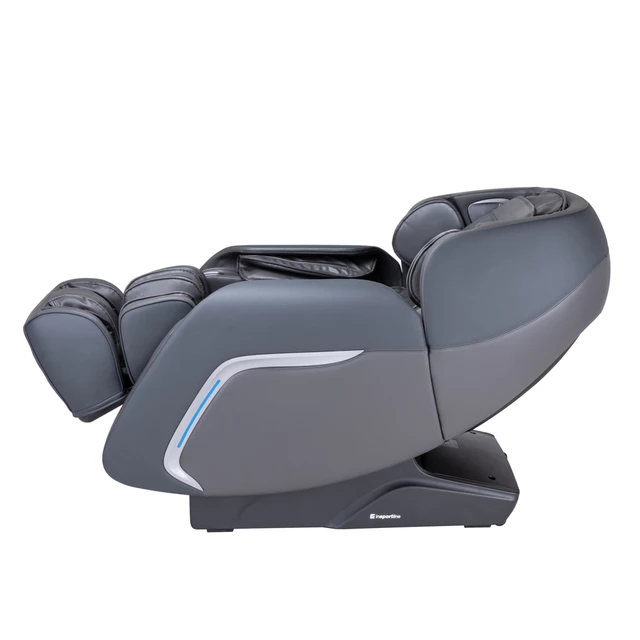 Fotel do relaksu inSPORTline Carlita ∙ masaż mechaniczny + powietrzny ∙ ogrzewanie podczerwienią ∙ sterowanie głosowe ∙ Bluetooth - Antracyt