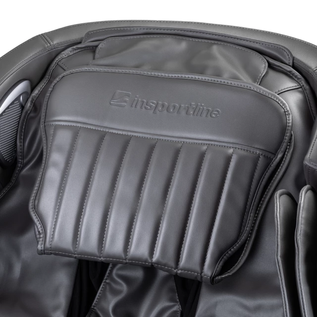 Fotel do relaksu inSPORTline Carlita ∙ masaż mechaniczny + powietrzny ∙ ogrzewanie podczerwienią ∙ sterowanie głosowe ∙ Bluetooth - Antracyt