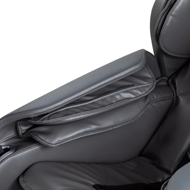 Fotel do relaksu inSPORTline Carlita ∙ masaż mechaniczny + powietrzny ∙ ogrzewanie podczerwienią ∙ sterowanie głosowe ∙ Bluetooth - Antracyt