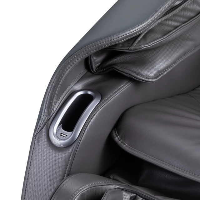 Fotel do relaksu inSPORTline Carlita ∙ masaż mechaniczny + powietrzny ∙ ogrzewanie podczerwienią ∙ sterowanie głosowe ∙ Bluetooth - Antracyt