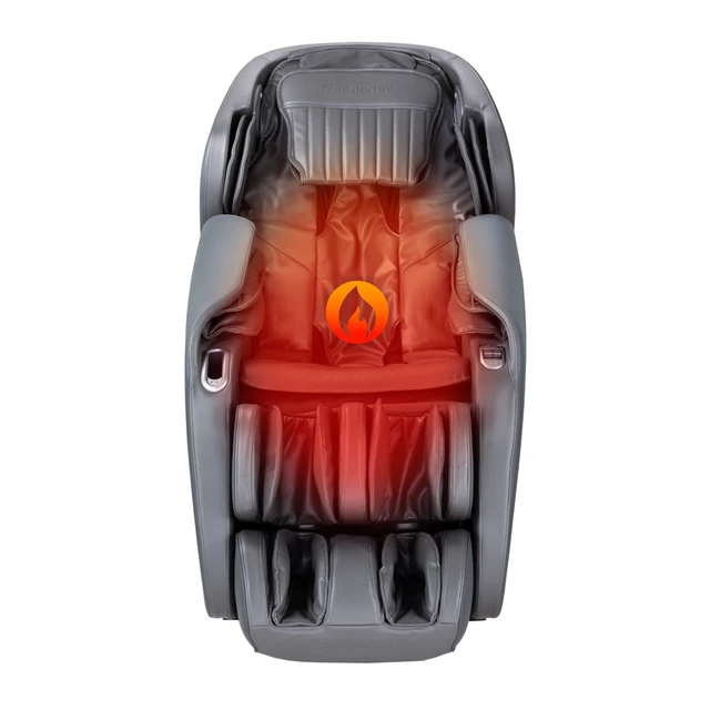 Fotel do relaksu inSPORTline Carlita ∙ masaż mechaniczny + powietrzny ∙ ogrzewanie podczerwienią ∙ sterowanie głosowe ∙ Bluetooth - Antracyt