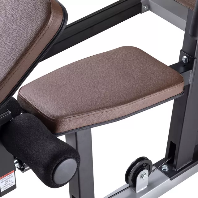 Wielostanowiskowy atlas inSPORTline Profigym C300 ∙ wyciągi górny/dolny + prasa do nóg ∙ 2×60 kg stos