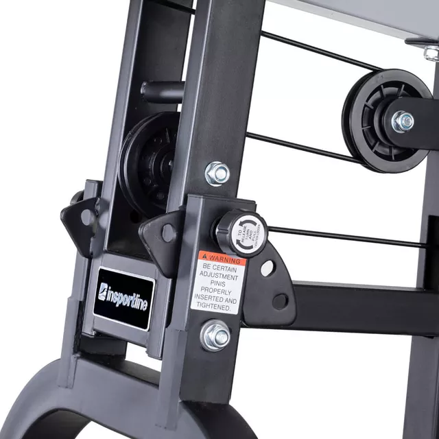 Wielostanowiskowy atlas inSPORTline Profigym C300 ∙ wyciągi górny/dolny + prasa do nóg ∙ 2×60 kg stos