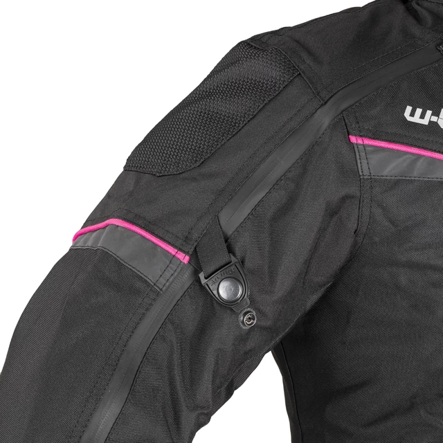 Damska kurtka motocyklowa W-TEC Progair Lady - Czarno-różowy