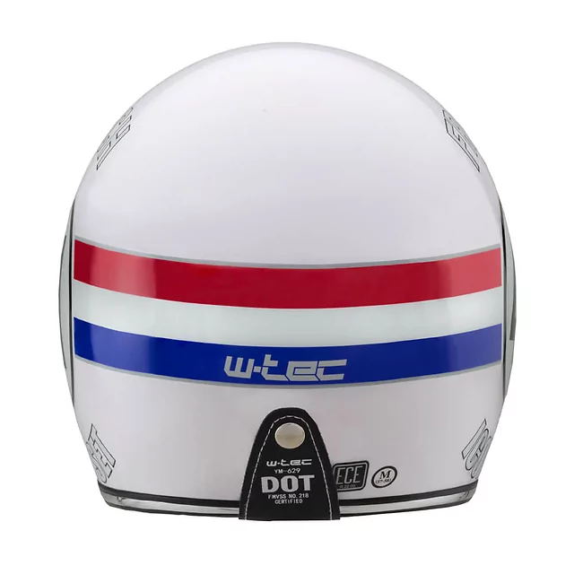 Kask motocyklowy otwarty W-TEC Café Racer - 3 sposoby surfowania w kolorze brązowym