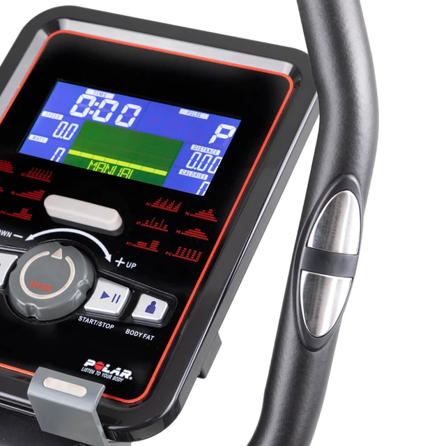 Orbitrek magnetyczny inSPORTline Omahan ET ∙ cicha praca ∙ nośność 150 kg ∙ 32 poziomy oporu ∙ program HRC ∙ ekran LCD ∙ uchwyt na tablet