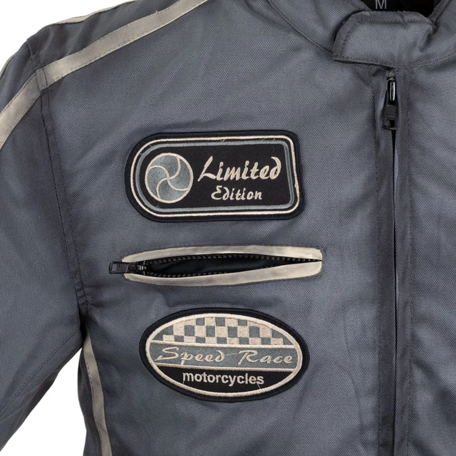 Męska kurtka motocyklowa W-TEC Patriot - Biały
