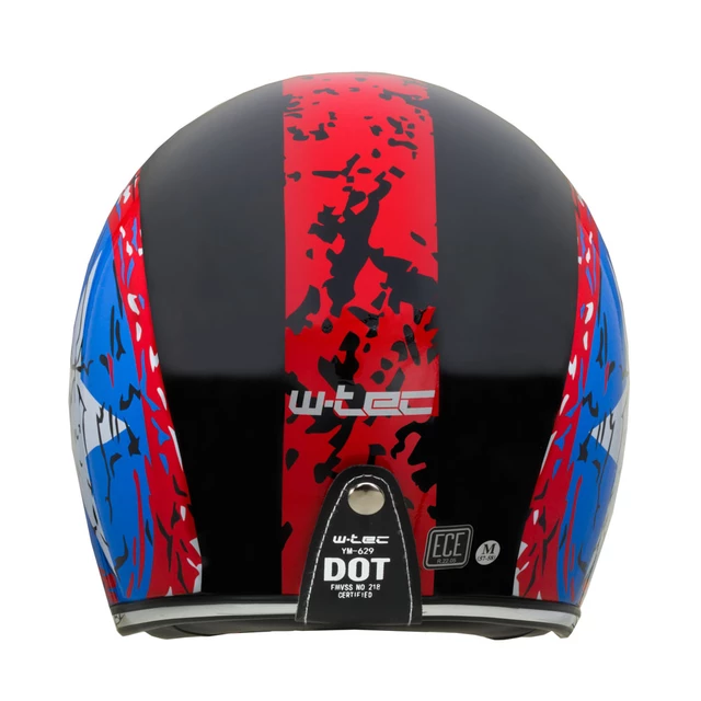 Kask motocyklowy otwarty W-TEC Café Racer - 3 sposoby surfowania w kolorze brązowym