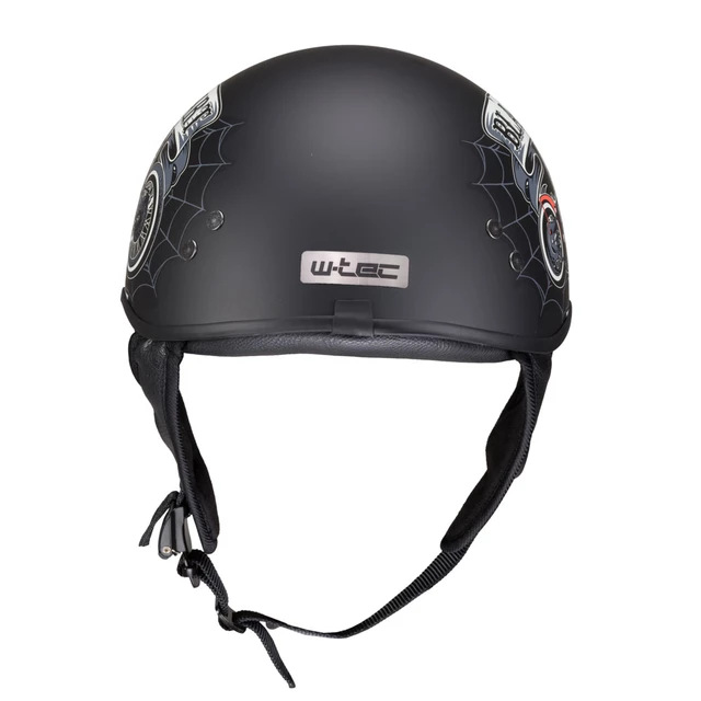 Kask motocyklowy otwarty chopper W-TEC Black Heart Rednut - Motocykl / Czarny mat