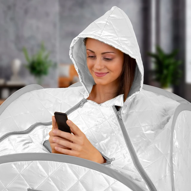 Przenośna sauna parowa inSPORTline Steamona II ∙ 9 trybów pary ∙ składana konstrukcja ∙ pilot zdalny ∙ maks. 50 °C