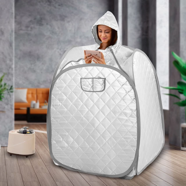 Przenośna sauna parowa inSPORTline Steamona II ∙ 9 trybów pary ∙ składana konstrukcja ∙ pilot zdalny ∙ maks. 50 °C