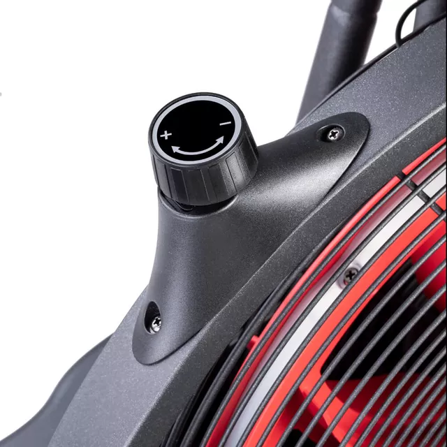 Rower powietrzny inSPORTline Airbike® Basic II ∙ płynna regulacja oporu ∙ ruchome uchwyty ∙ ruchome uchwyty ∙ antypoślizgowe pedały ∙ wyświetlacz