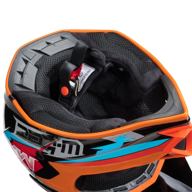 Kask motocyklowy cross enduro W-TEC V321 ∙ ABS ∙ ECE 22-05 ∙ wentylacja ∙ lekki - Światło księżyca