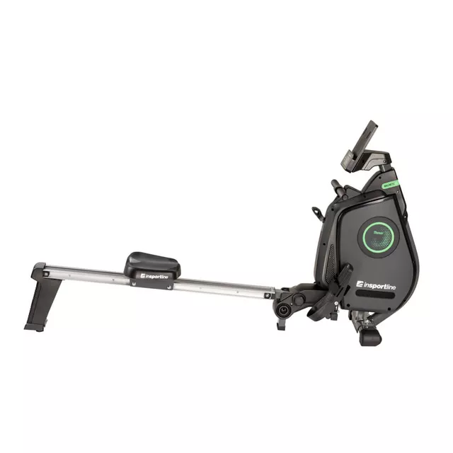 Wioślarz domowy inSPORTline Thenar ∙ magnetyczny system ∙ cicha praca ∙ uchwyt na tablet ∙ wyświetlacz LCD ∙ składany ∙ nośność 150 kg