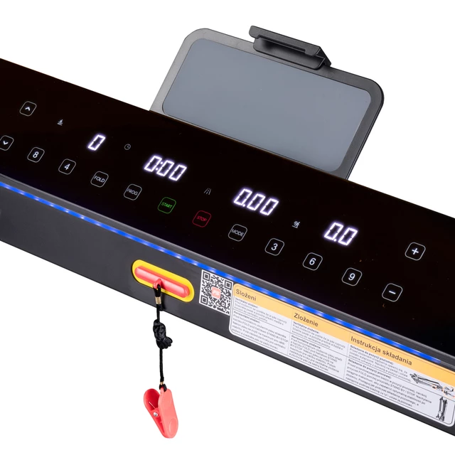 Bieżnia elektryczna składana inSPORTline inCondi T35i ∙ prędkość do 16 km/h ∙ 16 programów ∙ Bluetooth ∙ pas piersiowy