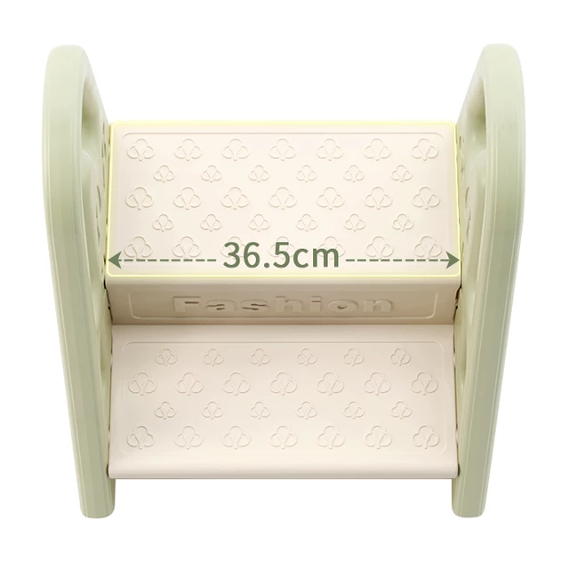 Stołek dziecięcy drabinka 2w1 inSPORTline Goralcino ∙ obciążenie 40 kg ∙ zaokrąglone krawędzie ∙ HDPE - Zielony