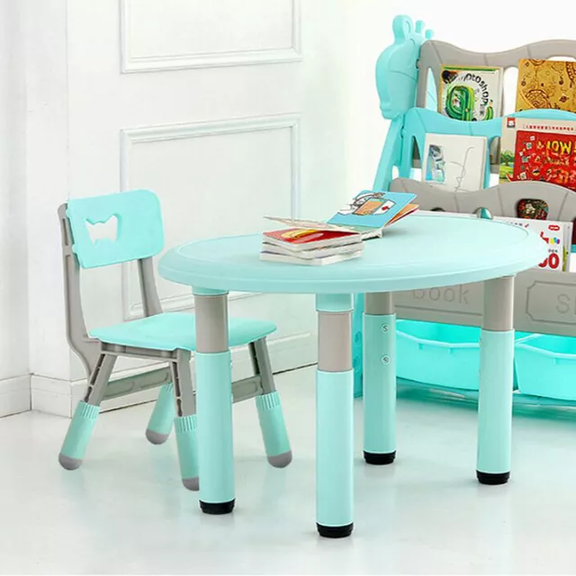 Stolik dziecięcy regulowany z krzesłem inSPORTline Kucerino ∙ ergonomia ∙ antypoślizgowy ∙ lekki ∙ pastelowy design ∙ nośność 40 kg