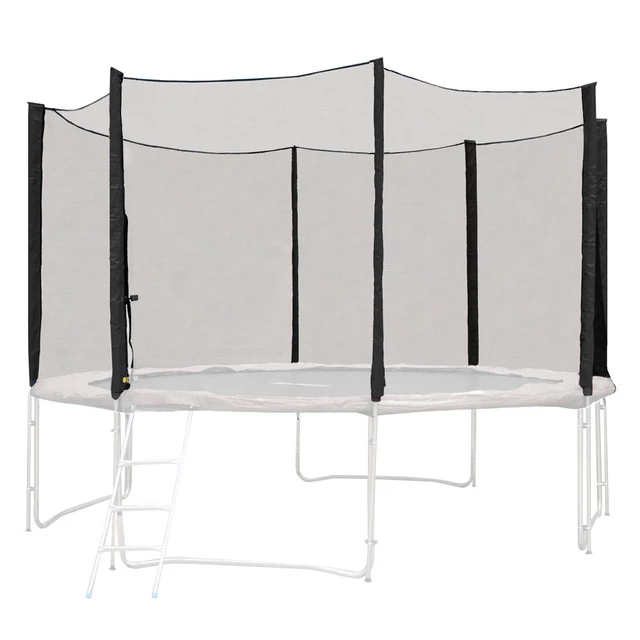 Ochronna siatka do trampoliny inSPORTline Froggy PRO 430 cm - Czarny - Czarny