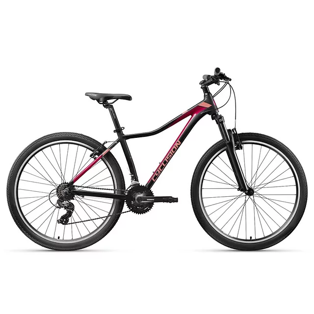 Damski rower górski Cyclision Corpha 6 MK-II 27,5" ∙ 21 przełożeń shimano ∙ amortyzowany widelec ∙ hamulce v-brake - Pink Wave - Coralberry