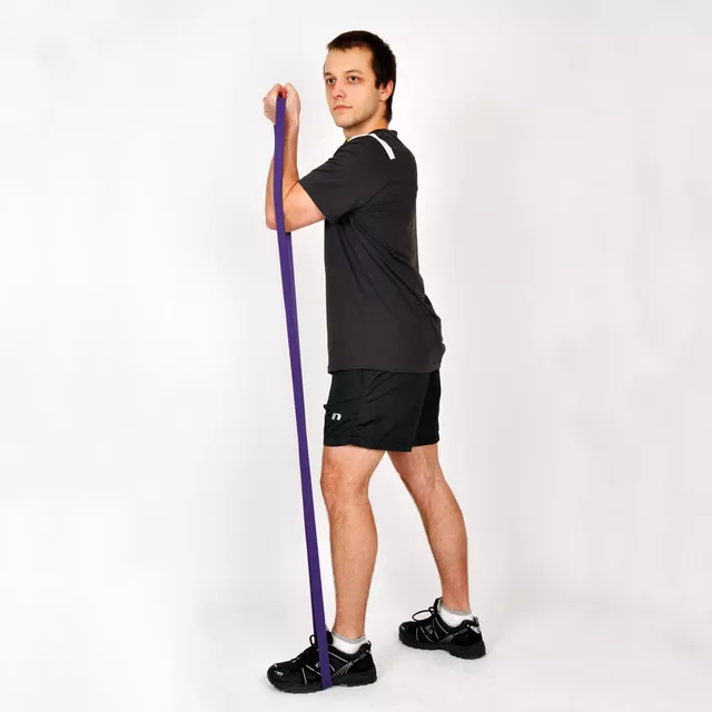 Guma oporowa Hangy Medium ∙ inSPORTline 32 mm ∙ obwód 204 cm ∙ opór 18 kg