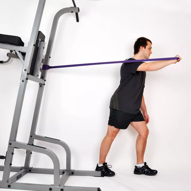 Guma oporowa Hangy Medium ∙ inSPORTline 32 mm ∙ obwód 204 cm ∙ opór 18 kg