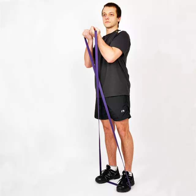 Guma oporowa Hangy Medium ∙ inSPORTline 32 mm ∙ obwód 204 cm ∙ opór 18 kg