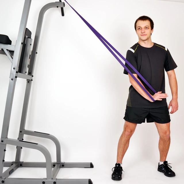 Guma oporowa / pętla do ćwiczeń inSPORTline Hangy Light 22 mm ∙ długość 204 cm ∙ opór do 15 kg