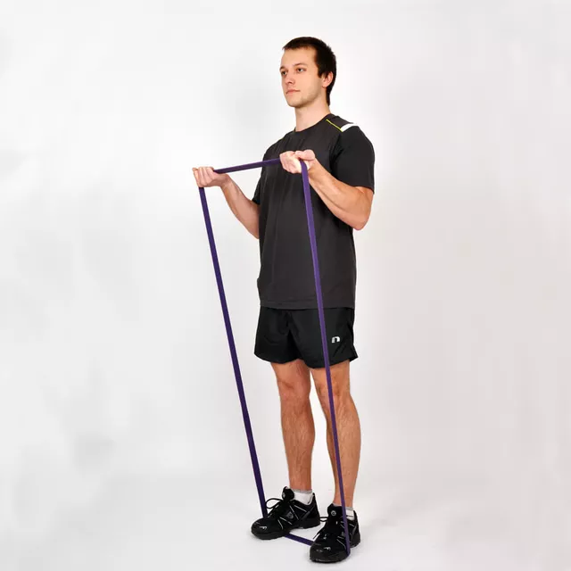 Guma oporowa Hangy Medium ∙ inSPORTline 32 mm ∙ obwód 204 cm ∙ opór 18 kg
