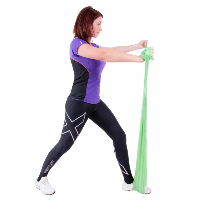 Taśma oporowa / ekspander do ćwieczeń inSPORTline Morpo Roll 45 Medium ∙ 14 cm ∙ opór 2 kg