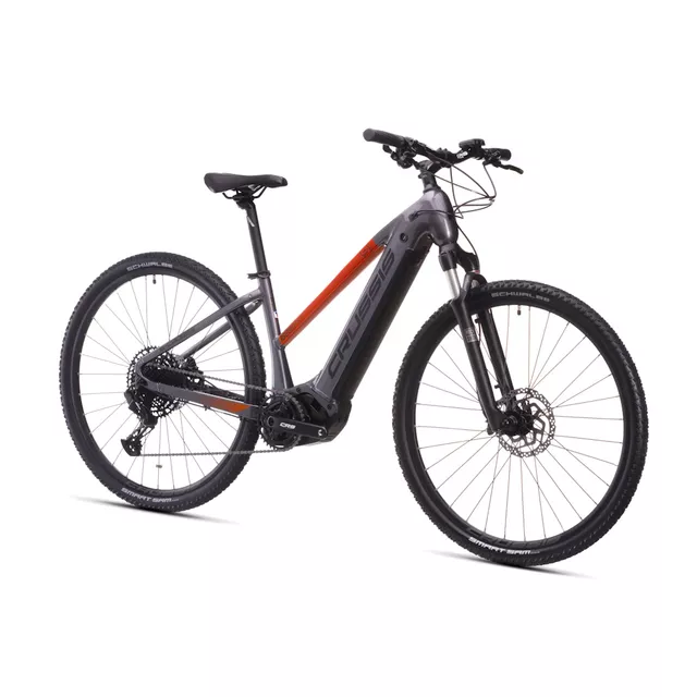 Damski crossowy rower elektryczny Crussis e-Cross Low 9.11 715Wh 28" - model 2026