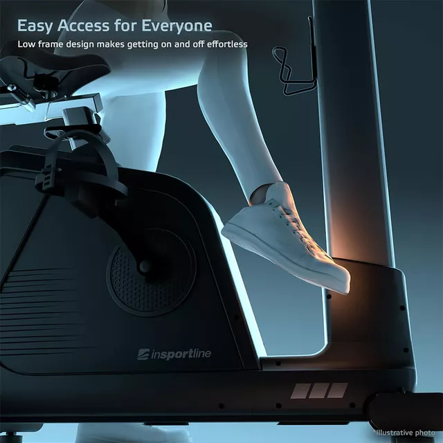 Profesjonalny rower treningowy stacjonarny inSPORTline ZenBike 600 ∙ Zwift, Kinomap i FitShow ∙ Bluetooth