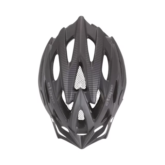 Kask rowerowy Etape Twister ∙ 25 otworów wentylacyjnych ∙ siatka na owady ∙ odpinany daszek ∙ elementy odblaskowe