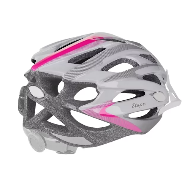 Kask rowerowy Etape Venus ∙ siatka przeciw owadom ∙ odpinany daszek ∙ 25 otworów wentylacyjnych ∙ elementy odblaskowe