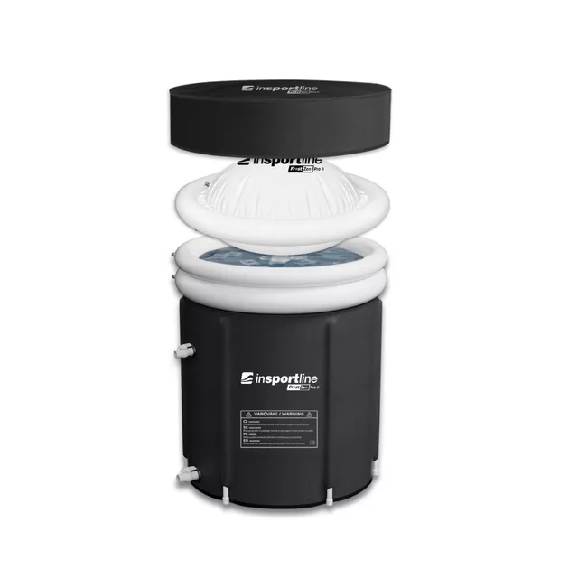 Przenośna wanna do kąpieli inSPORTline FrostZen Pro II ∙ system termoregulacji ∙ 0-55 °C ∙ 5-warstwowa izolacja ∙ 375 l