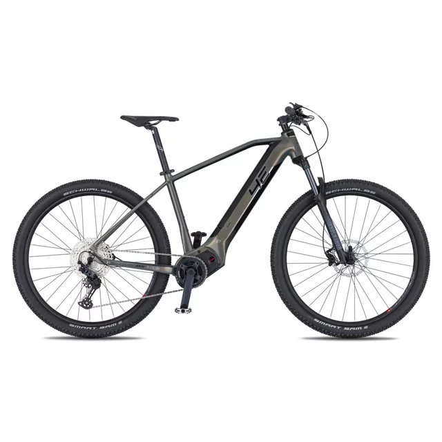 Górski rower elektryczny 4EVER Exstream PRO 820Wh 29" ∙ zasięg 160 km ∙ silnik Brose S-Mag 90 Nm ∙ akumulator 820 Wh - szary diament/srebrny - szary diament/srebrny