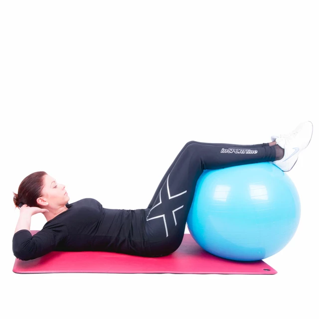 Piłka gimnastyczna / fitness do ćwiczeń Top Ball inSPORTline 55 cm ∙ nośność 600 kg ∙ antypoślizgowa powierzchnia - Ciemny szary