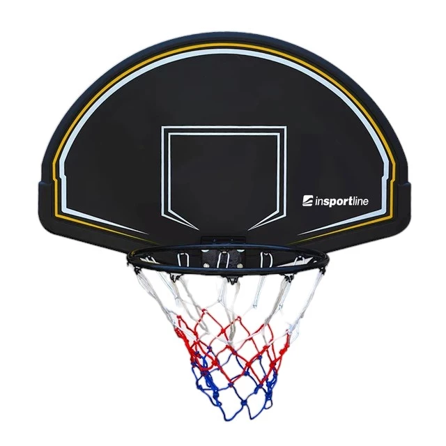 Naścienny kosz do koszykówki z tablicą inSPORTline Brooklyn II ∙ obręcz stalowa ø45 cm ∙ waga 10 kg ∙ do domu/ogrodu
