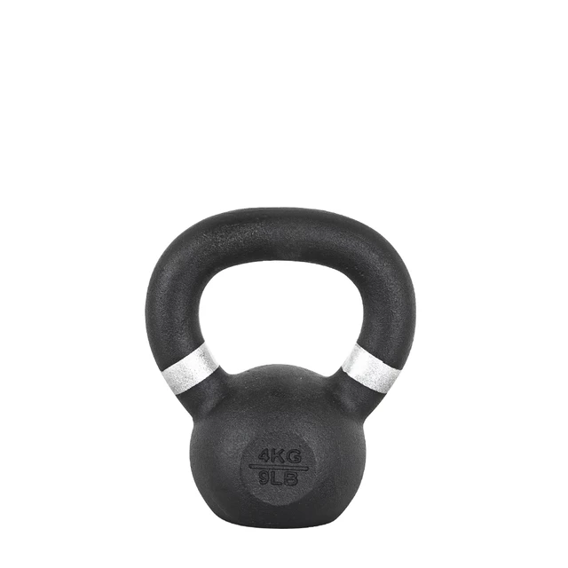 Hantle żeliwne inSPORTline Ketlebel Powder 4-20 kg powłoka proszkowa ∙ ergonomiczny uchwyt