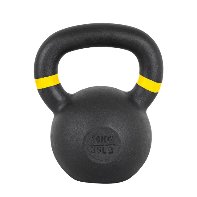 Hantle żeliwne inSPORTline Ketlebel Powder 4-20 kg powłoka proszkowa ∙ ergonomiczny uchwyt