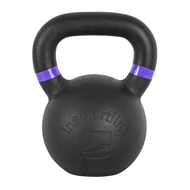 Hantel żeliwny Kettlebell inSPORTline Powder 18kg - OUTLET