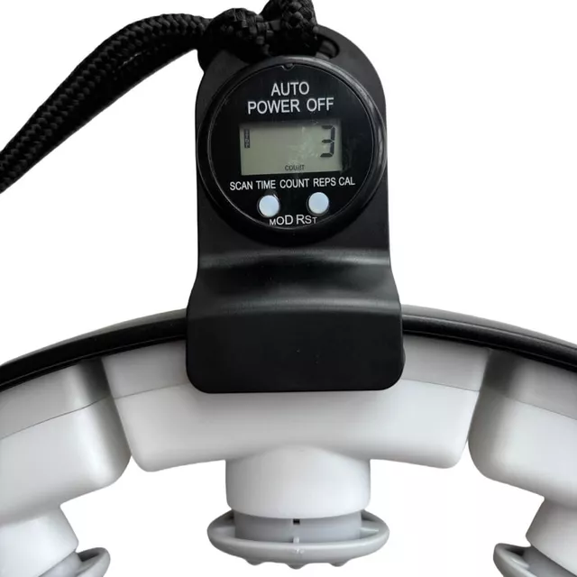 Hula hop z obciążeniem · inSPORTline Feel 69 – 108 cm · masujące wypustki · cyfrowy wyświetlacz · regulacja długości
