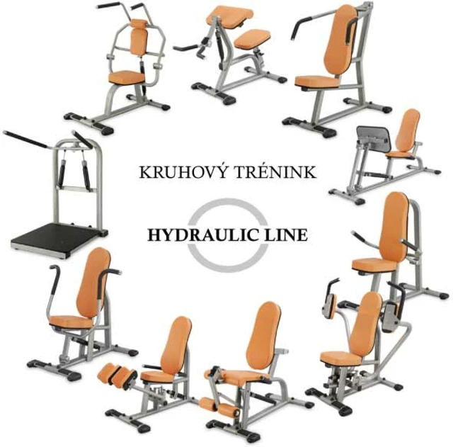Maszyna do tricepsa BODY-SOLID Hydraulicline CAC700 ∙ 6 poziomów oporu ∙ nośność 120 kg ∙ amortyzatory olejowe - Czarny