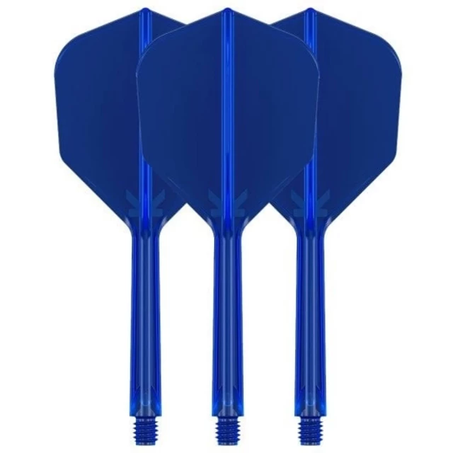 Nasadki z piórkami do lotek Target K-Flex No6 Short 3 szt. - Biały