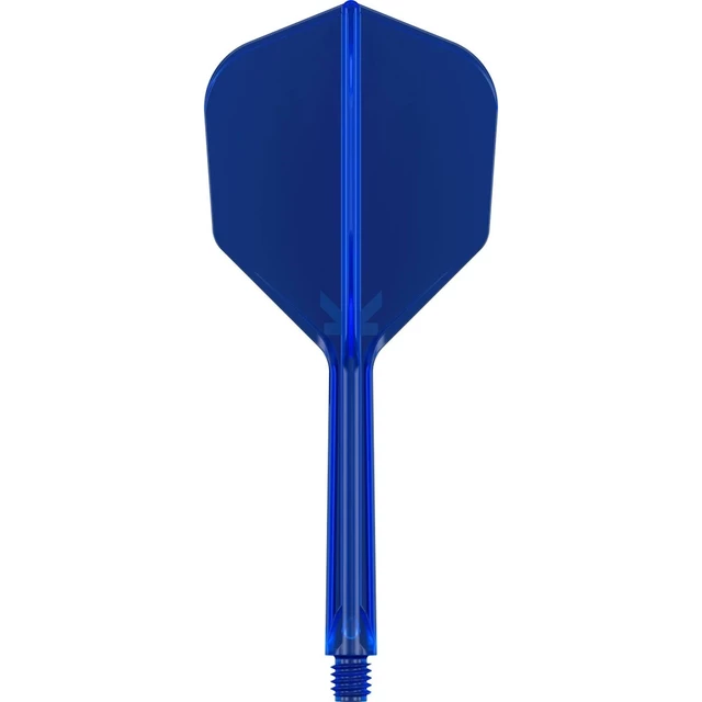 Nasadki z piórkami do lotek Target K-Flex No6 Short 3 szt. - Biały - Niebieski