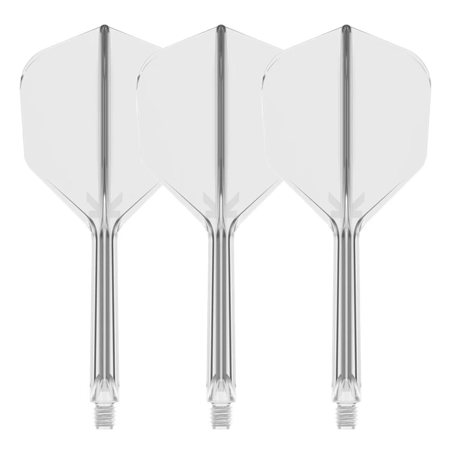 Nasadki z piórkami do lotek Target K-Flex No6 Short 3 szt. - Biały