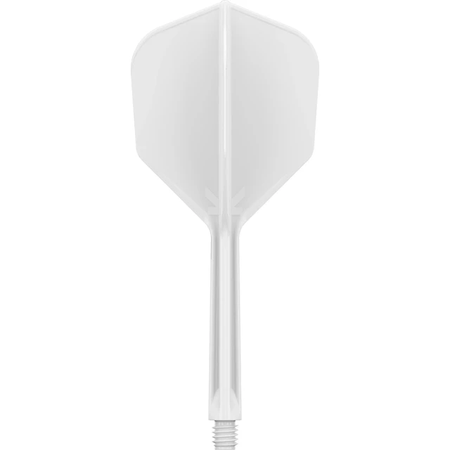 Nasadki z piórkami do lotek Target K-Flex No6 Short 3 szt. - Biały - Biały
