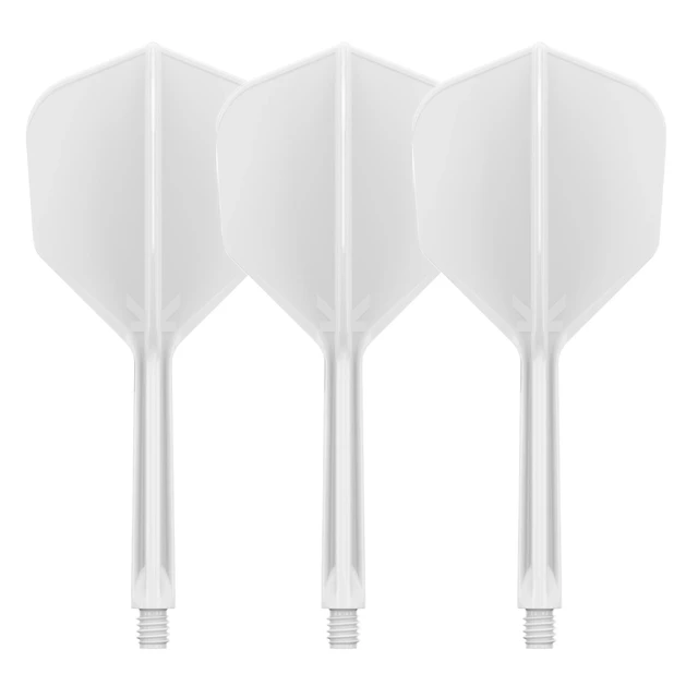 Nasadki z piórkami w jednym Target K-Flex No6 Medium 3 szt. - Zielony - Biały