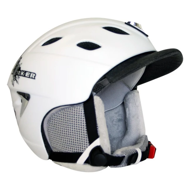 Kask snowboardowy Worker Trentino ∙ waga 365 g ∙ wentylacja Thermo Fit ∙ zdejmowane nauszniki - Szary z logo