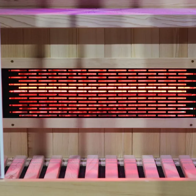 Sauna na podczerwień inSPORTline Trevirke 100 ∙ 7 promienników full-spectrum ∙ chromoterapia 7 kolorów ∙ Bluetooth